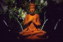 Buddhist statute stock image