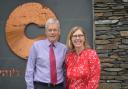 Cumbria Tourism chairman Jim Walker with managing director Gill Haigh