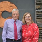 Cumbria Tourism chairman Jim Walker with managing director Gill Haigh