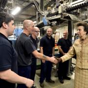 Her Royal Highness The Princess Royal visits Newspaper House in Carlisle, Head Office of Cumbrian Newspapers the publisher of the News and Star and The Cumberland News. Princess Anne toured the building meeting directors, staff and local charities. The