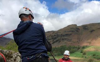 Abseil and lowering training