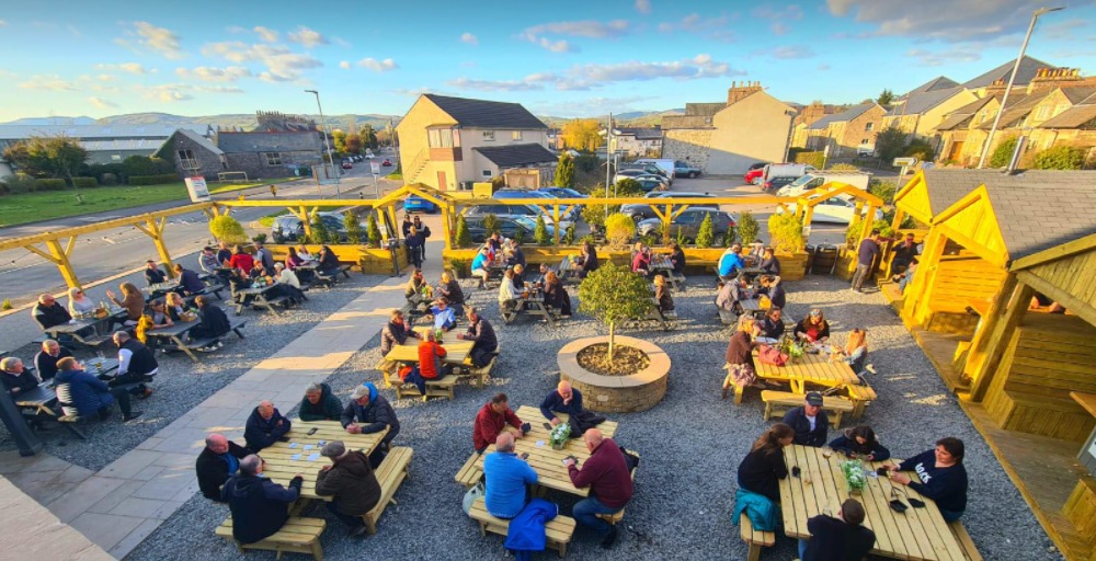 BEER GARDEN: All are welcomed at the new pub