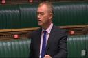 PLEAING: Tim Farron MP in the House of Commons