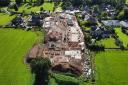 An aerial view of Fairfields, Anvil Homes' first development in Cumbria.