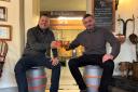 Lukasz Zalewski (right) - new head brewer at The Wild Boar Inn with Adam Bujok from English Lakes Hotels Resorts and Venues