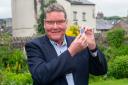 Jeff Appleyard with his  Cumbria Tourist Guide badge