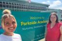 Molly Hill, partnership  projects coordinator, and Rachel Tyson, head of partnership projects at Parkside Academy, Barrow
