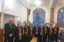 The Carnegie Singers at the Christmas lights switch-on event