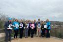 The team raised more than £19,000 for Cancer Research UK