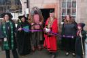 OPENING: Appleby mayor Gareth Hayes opens The Cupboard Under The Stairs
