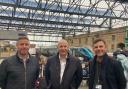 John Stevenson MP (centre) visited Carlisle Train Station in October to hear about the £20k redevelopment plans