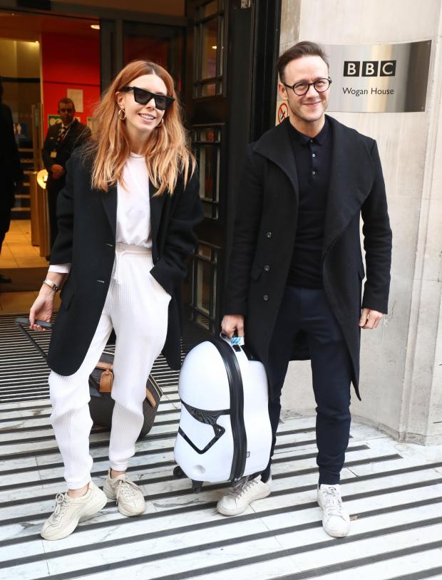 In Cumbria: former Strictly Come Dancing winners Kevin Clifton and Stacey Dooley. Credit: PA