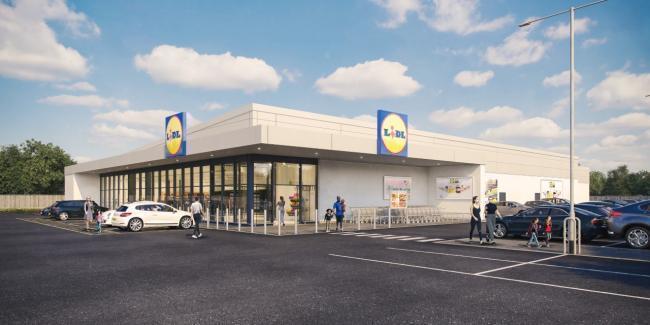 The proposed Lidl store on Warwick Road