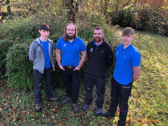 RECUITS: The Lake District National Park has recuited four new park ranger apprentices
