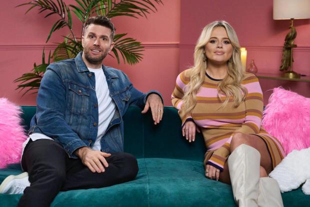 In Cumbria: Joel Dommett and Emily Atack will star in the new series of Dating No Filter (Sky)