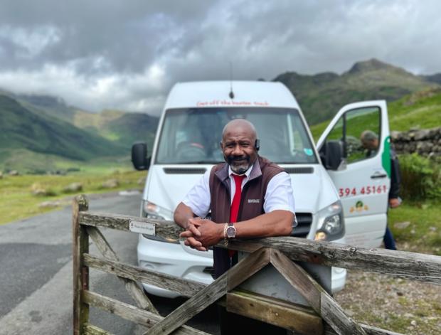 In Cumbria: Tony Scott, one of Mountain Goats driver-guide