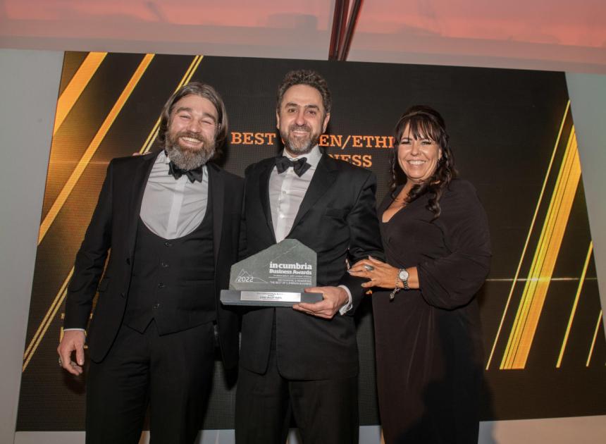 in-Cumbria Business Awards: Winner of the Best Green/Ethical Business
