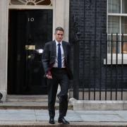 Newly installed Education Secretary Gavin Williamson leaving Downing Street.