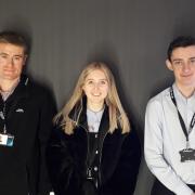 Harry Stainton, 29, Olivia Mawson, 17, and Kristian Perry, 18