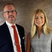 UNIQUE APPRENTICESHIP: Peter Stafford and Holly Moxon, of Cartmell Shepherd