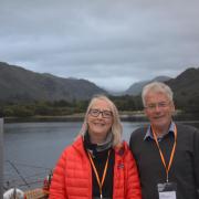 BUSINESS: Jacqui Currie (Cumbria Community Foundation) with Jim Walker