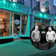 WARM WELCOME: Nick Ward (left) and Giuseppe Sepe are the team behind Sapore