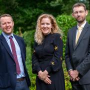 Mark Jackson, Katherine Pretswell-Walker and Jonathan Carroll, from Cartmell Shepherd Solicitors’ Agriculture and Estates team