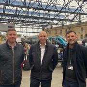 John Stevenson MP (centre) visited Carlisle Train Station in October to hear about the £20k redevelopment plans