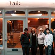 The Laik team, from left to right, Tadek, Pam, Kate, Sebastian, Marta, Niall and Mariusz