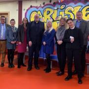 Dr Darren Henley, CEO of Arts Council England, meets other leading figures at Carlisle Youth Zone