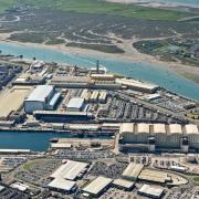 EFFORTS: Aerial view of the BAE Systems shipyard in Barrow
