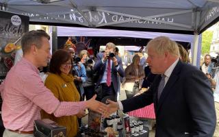 MEET: Jonathan Robb, from Cumbria’s Hawkshead Relish, meeting the Prime Minister